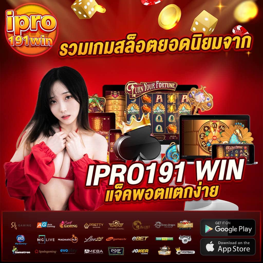 รวมเกมสล็อตยอดนิยมจาก ipro191 win